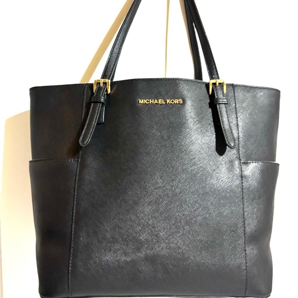 Michael Kors Black Saffiano Leather Tote - Picture 10 of 10